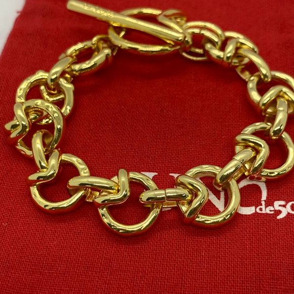 UNO de 50 Bracelet GAMEOF3 BRACELET T-bar fastener Gold-Plated Jewelry Women - Picture 4 of 6